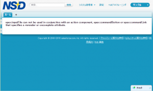 Salesforce_inputFileエラー画面